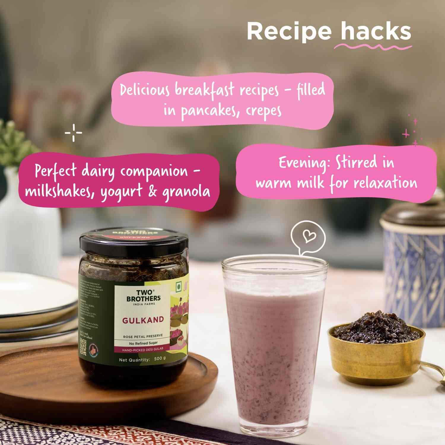 TBIF | Natural Gulkand | Rose Petal Jam Made Without Refined Sugar | 300 g