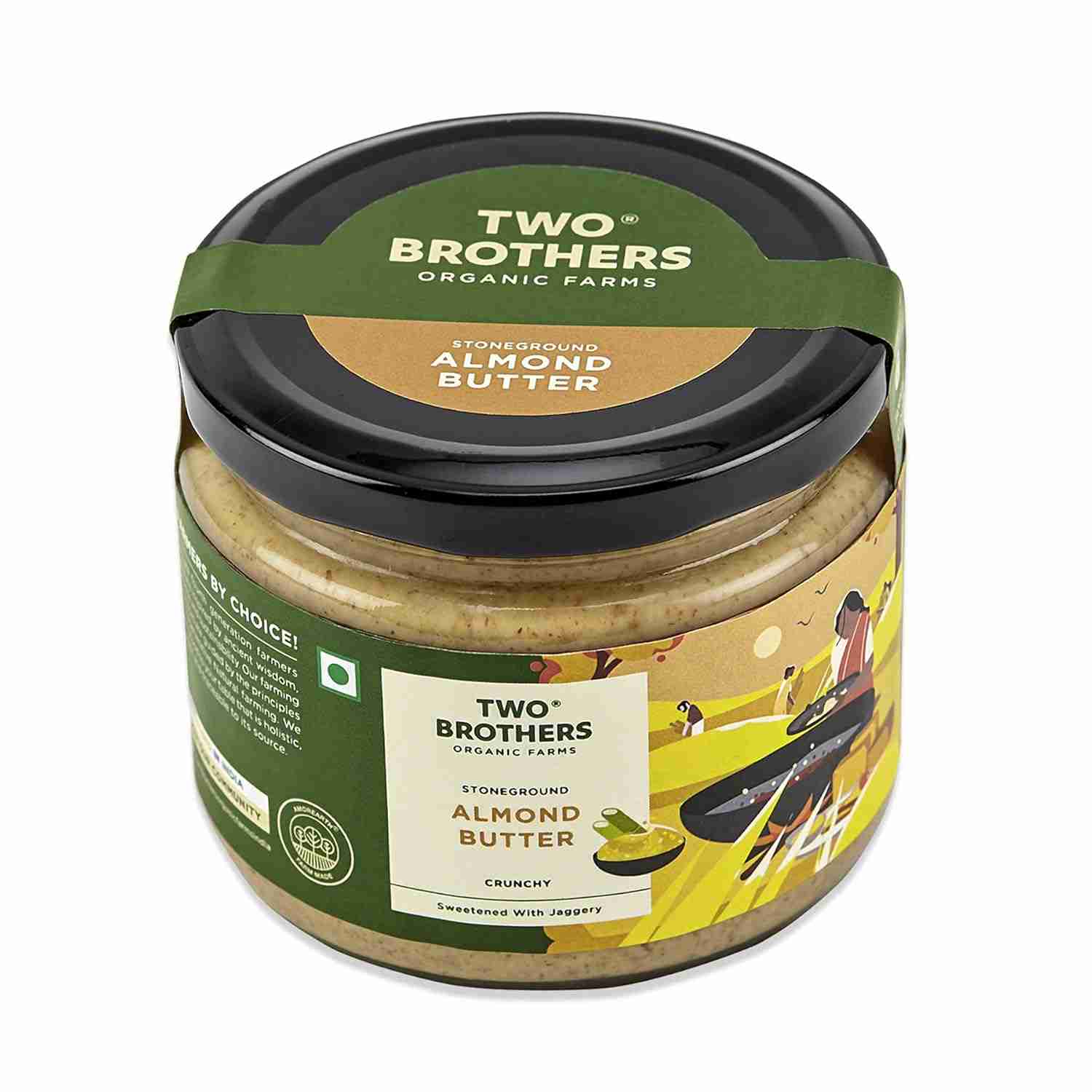 TBOF | Almond Butter with Jaggery, Crunchy, Tasty and Healthy | 300 g