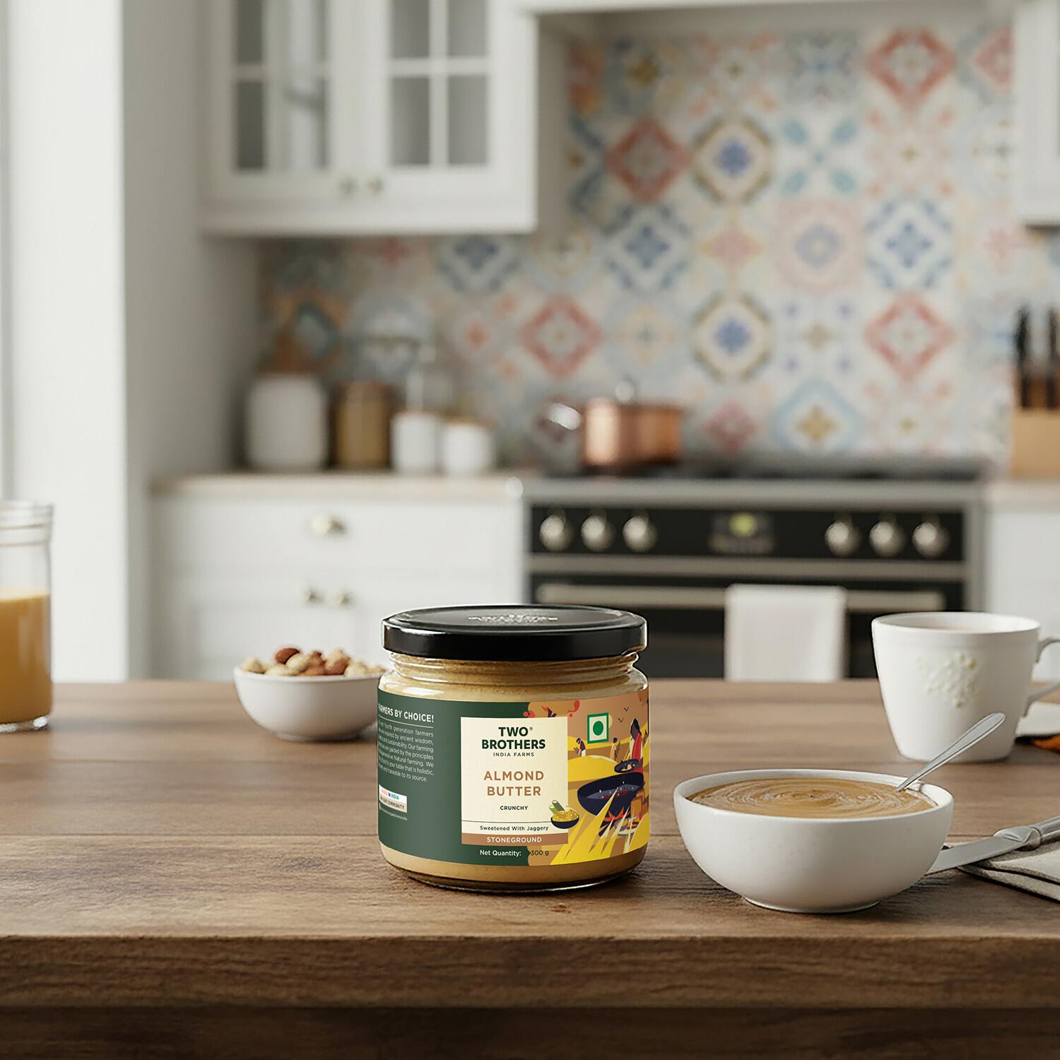 TBIF | Almond Butter with Jaggery, Crunchy, Tasty and Healthy | 300 g