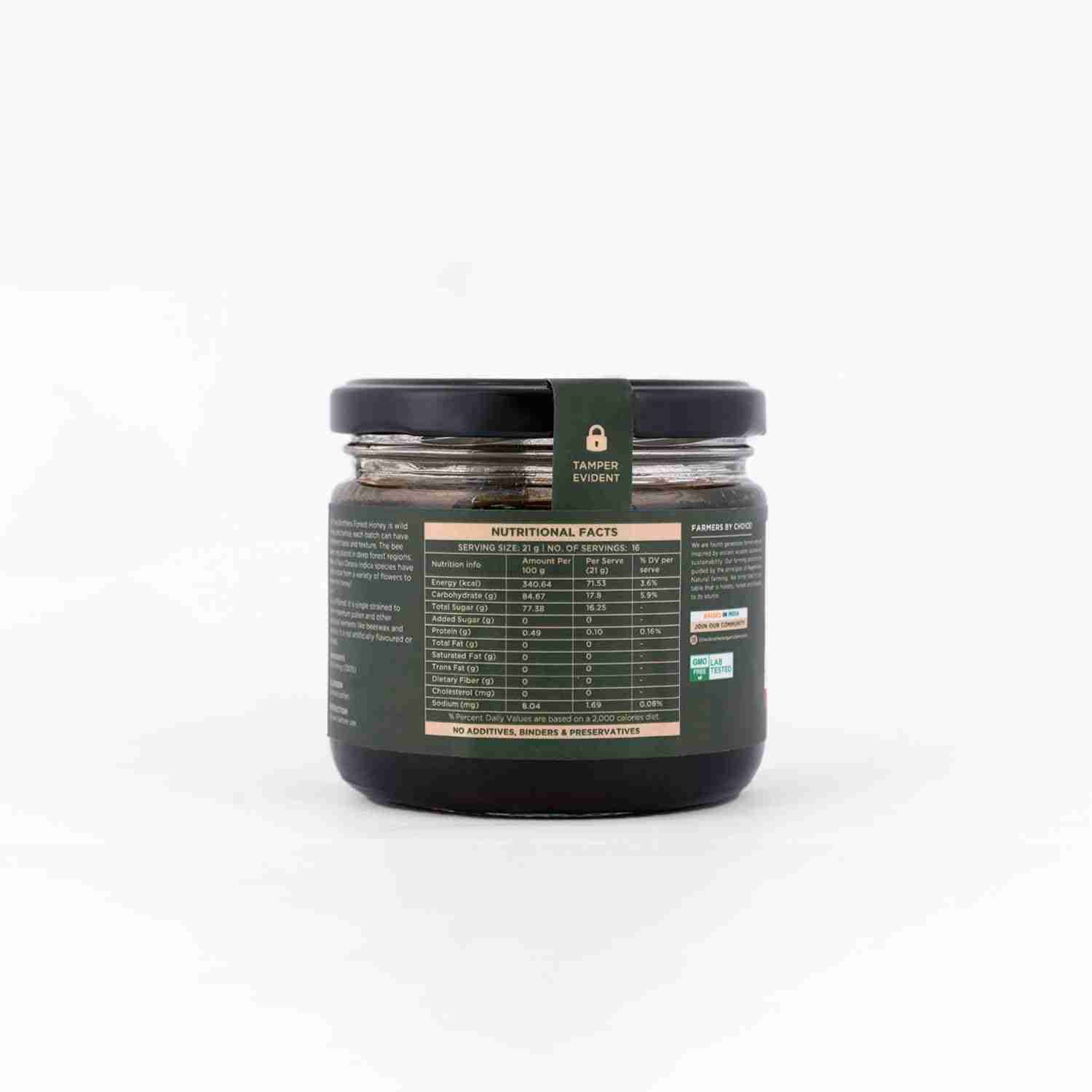 TBOF | Forest Honey | Raw, Pure & Unprocessed | 100% Natural, Wild, and Unfiltered Honey | Freshly-Sourced | 350 g
