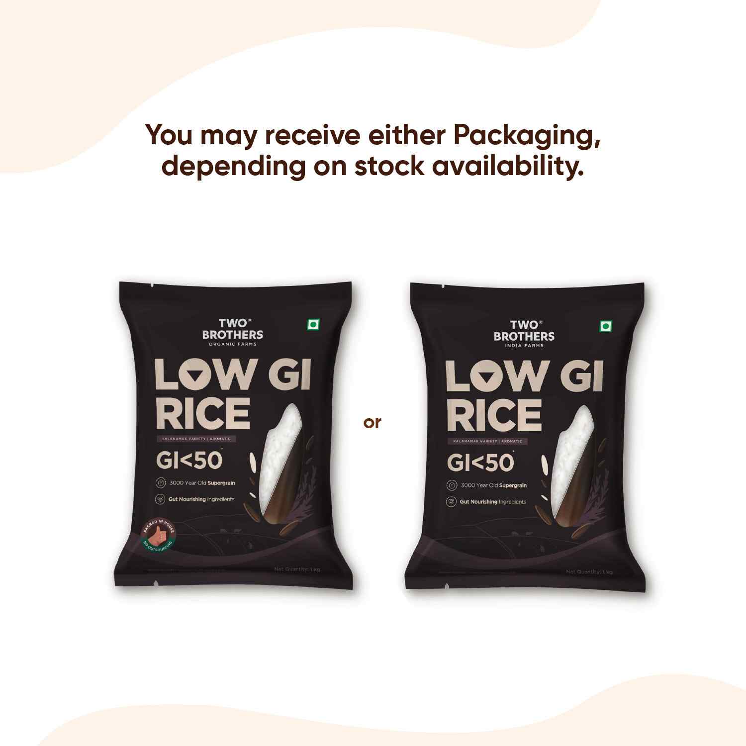 TBIF | Kalanamak Rice | Low GI, Diabetic-Friendly Native Aromatic Rice | Rich in Iron & Zinc | 2 kg
