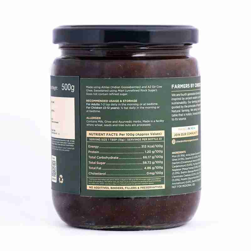 TBOF | Chyawanprash | Handcrafted with Native Amlas & Herbs | Boosts Immunity, Aids Digestion, Enhances Skin & Hair | 500 g
