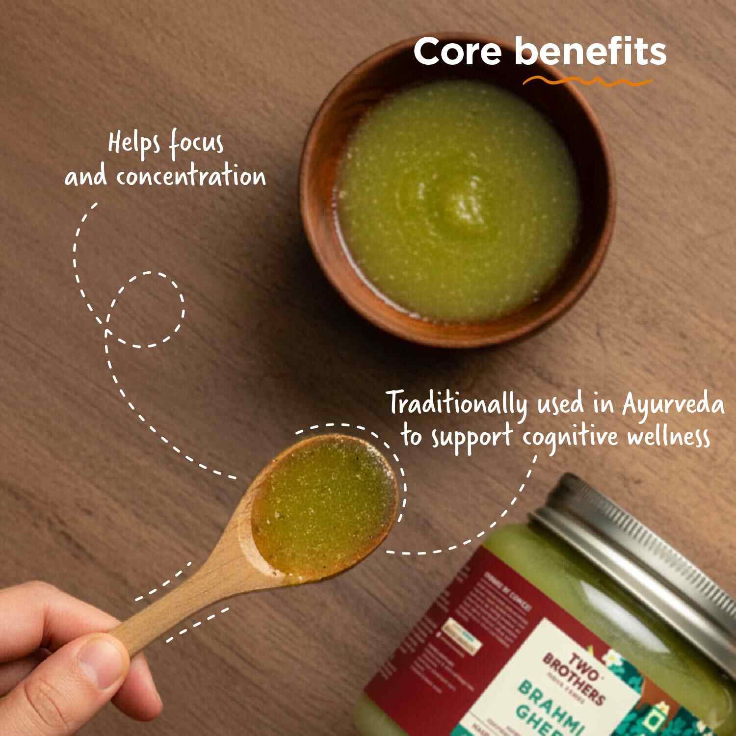 TBIF | A2 Gir Cow Ghee (Brahmi) | Cultured Cow Desi Ghee | Curd-Churned Bilona Ghee | 250 ml