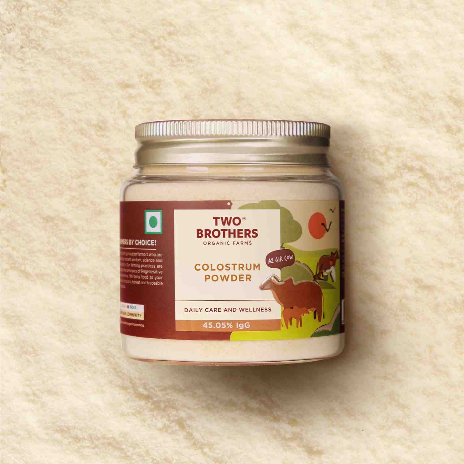 TBOF | Colostrum Powder | Desi Gir Cow Colostrum | Health Supplement for Supporting Immunity, Digestion, & Overall Health | 100 g
