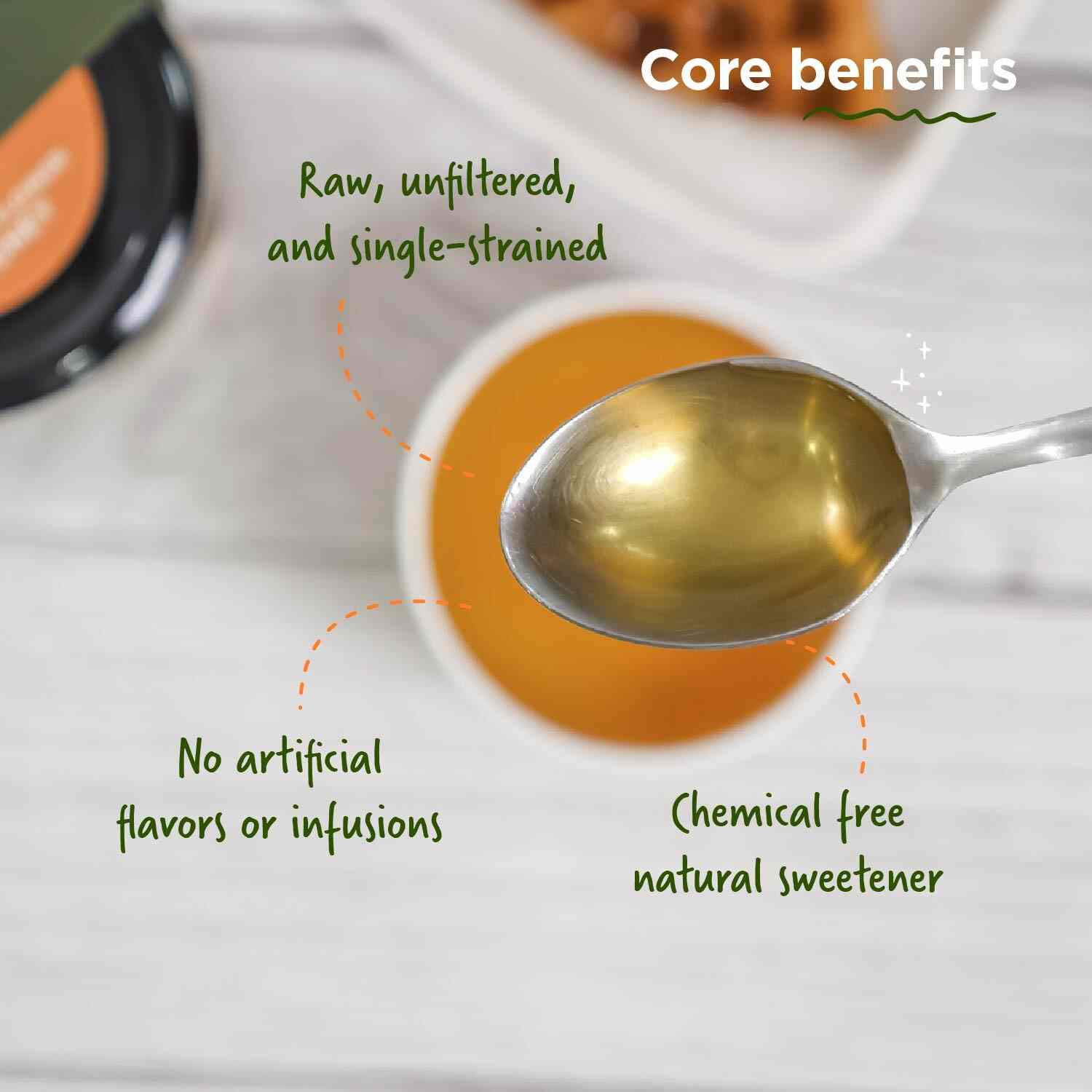TBIF | Acacia Apiary Honey | Raw, Mono-Floral, Unfiltered & Unpasteurized | Natural, No Additives | 350 g