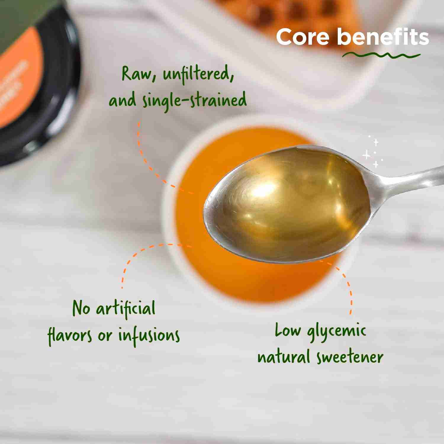 TBOF | Acacia Apiary Honey | Raw, Mono-Floral, Unfiltered & Unpasteurized | Natural, No Additives | 350 g