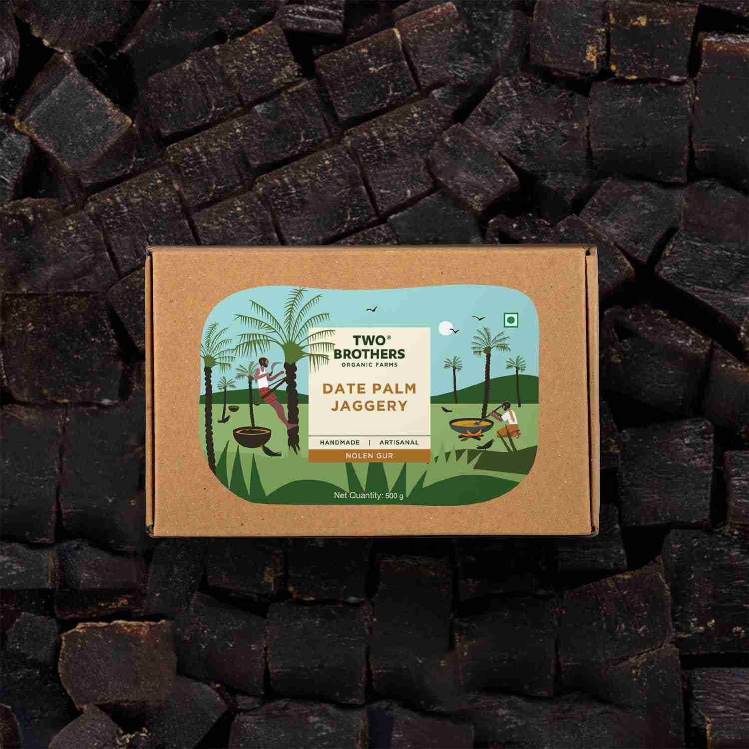 TBOF | Date Palm Jaggery,Nolen,Jhola Gur No Additives or Preservatives | Healthy and Tasty | 500 g