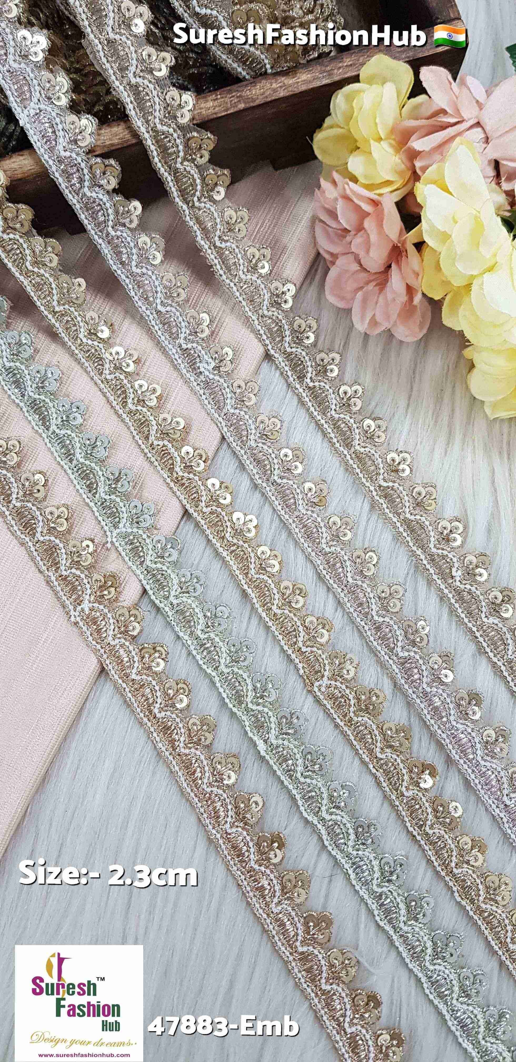 Water Scalloped Cutwork Embroidery Lace