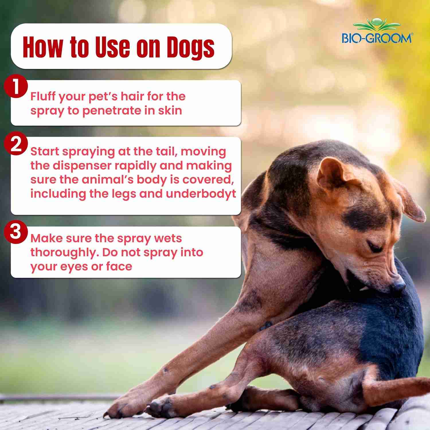 Bio-Groom Repel 35 Flea and Tick Spray for Dogs 236ml