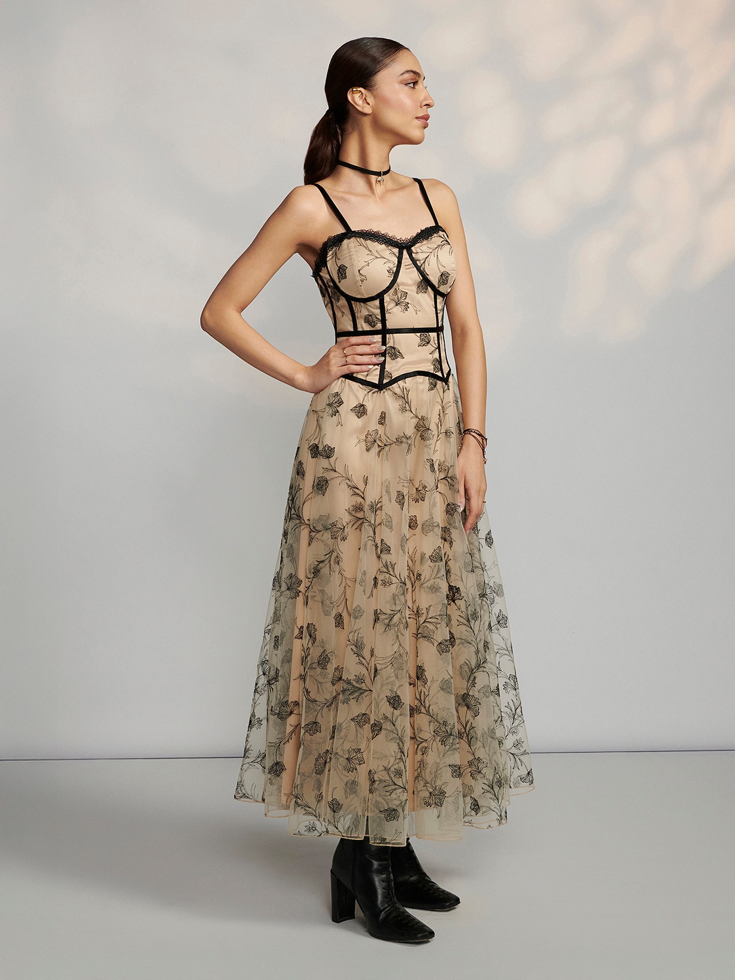 ECRU AVIANNA LONG DRESS