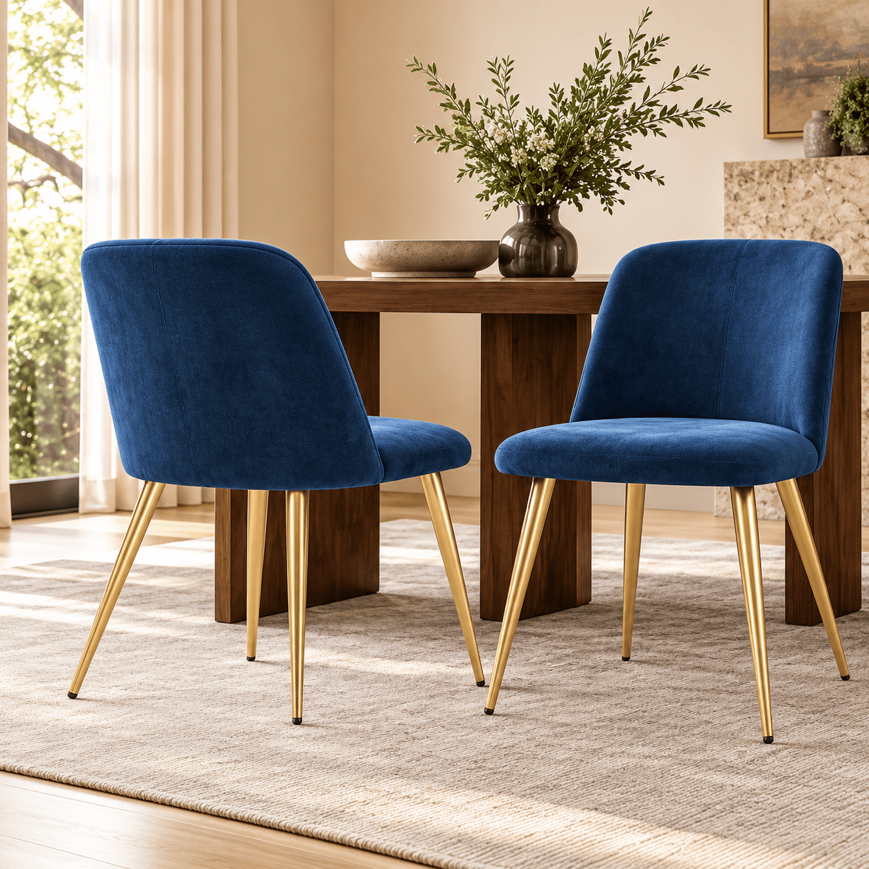 west elm | Lila Upholstered Dining Chair, Set of 2