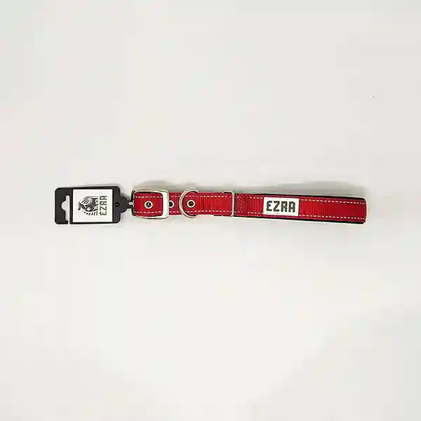 Ezra 2.54 cm Double Thick Collar Reflective (Red)