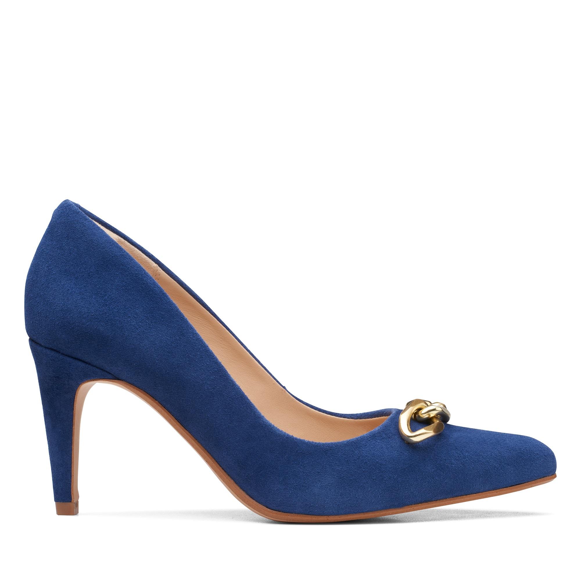 Women's Blue Suede Stilettos