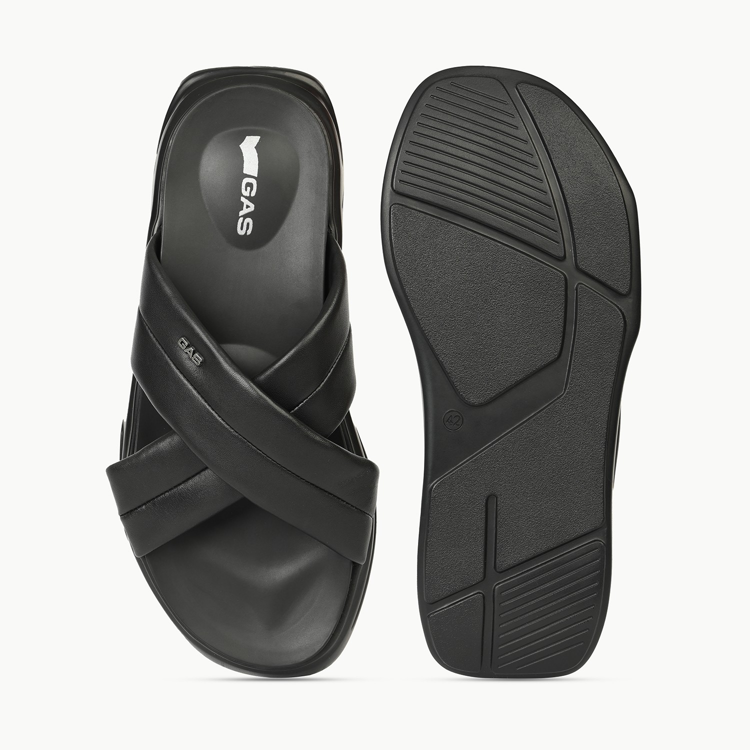 Men’s Black Core Crossover Sandals