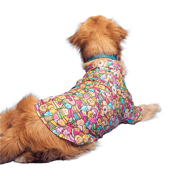 Ezra Polyester Blend Dog Shirt – Candy