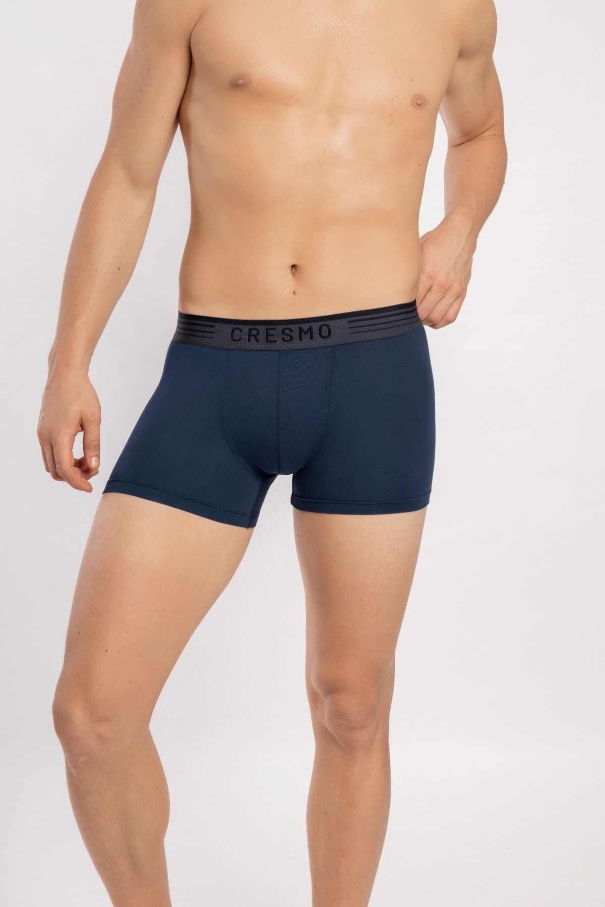 CRESMO | CRESMO Men's Anti-Microbial Micro Modal Underwear Breathable Ultra Soft Trunk (Pack of 3) 3