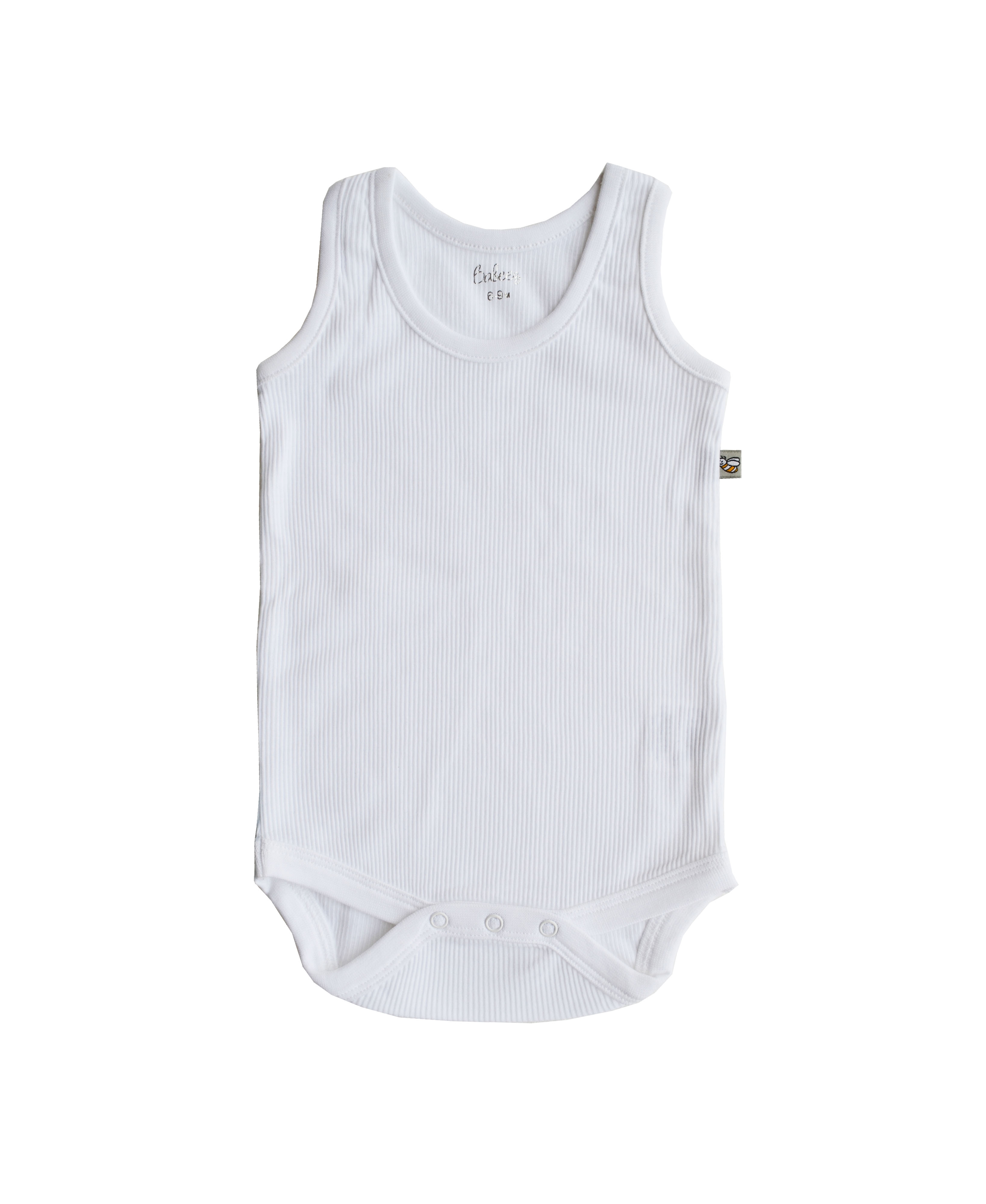 Babeez | White Bodysuit (100% Cotton Rib) undefined