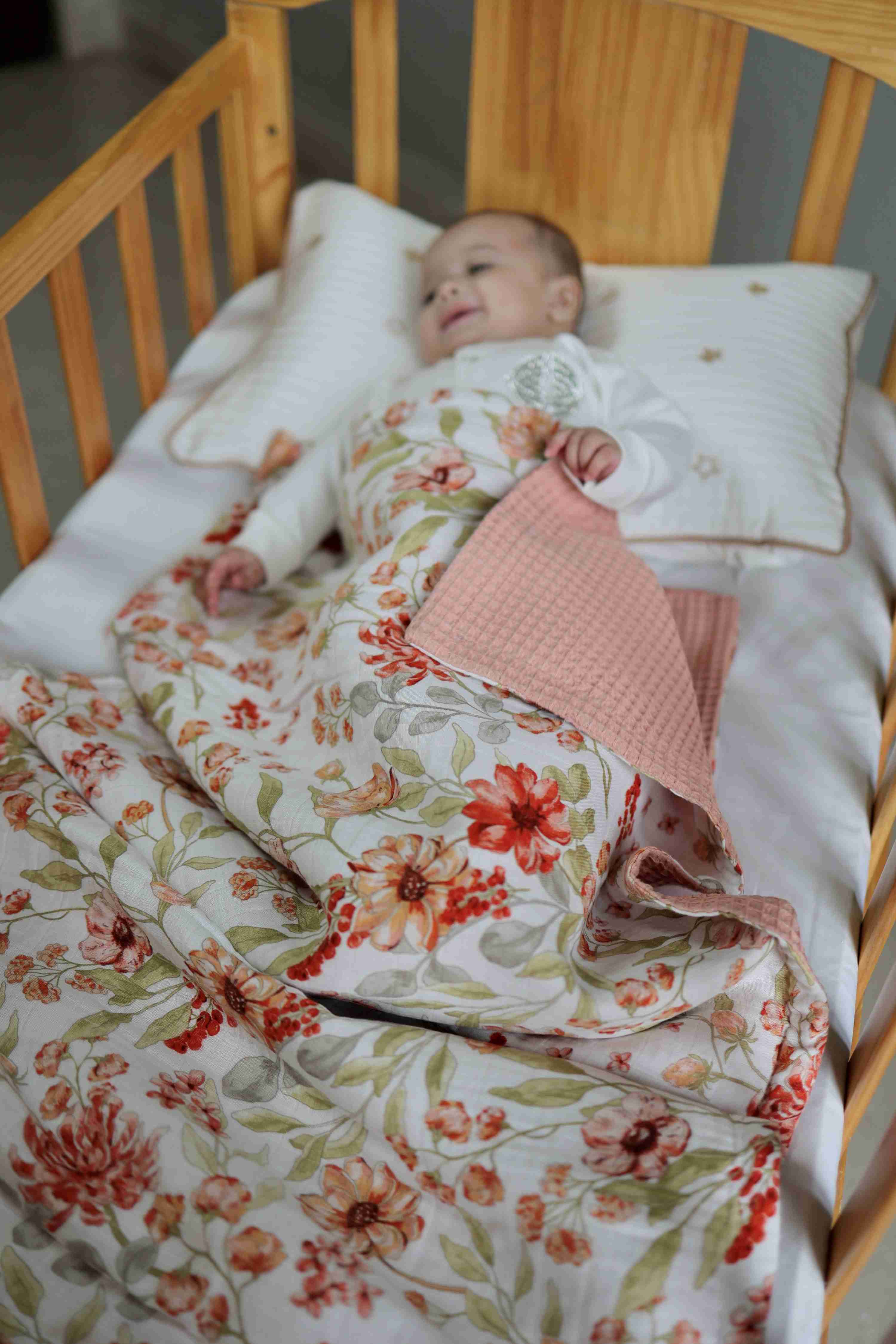 Blossom Dreams Muslin Blanket