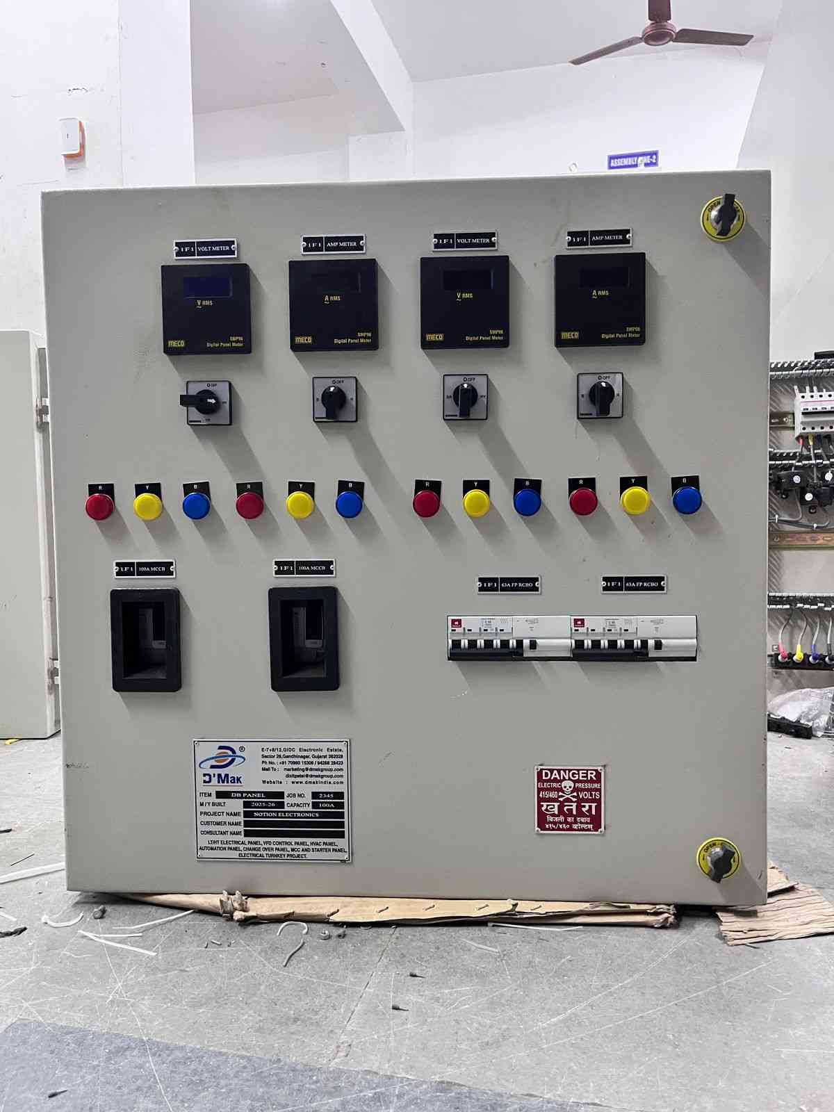 2345 (D'MAK Power Distribution Panel- D'MAK/2024-25/2345)