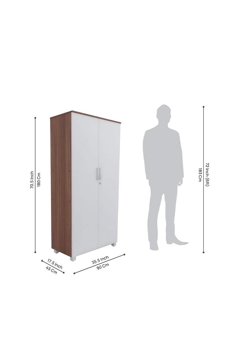 Ronald Meg 2 Door Cabinet - Leon Teak
