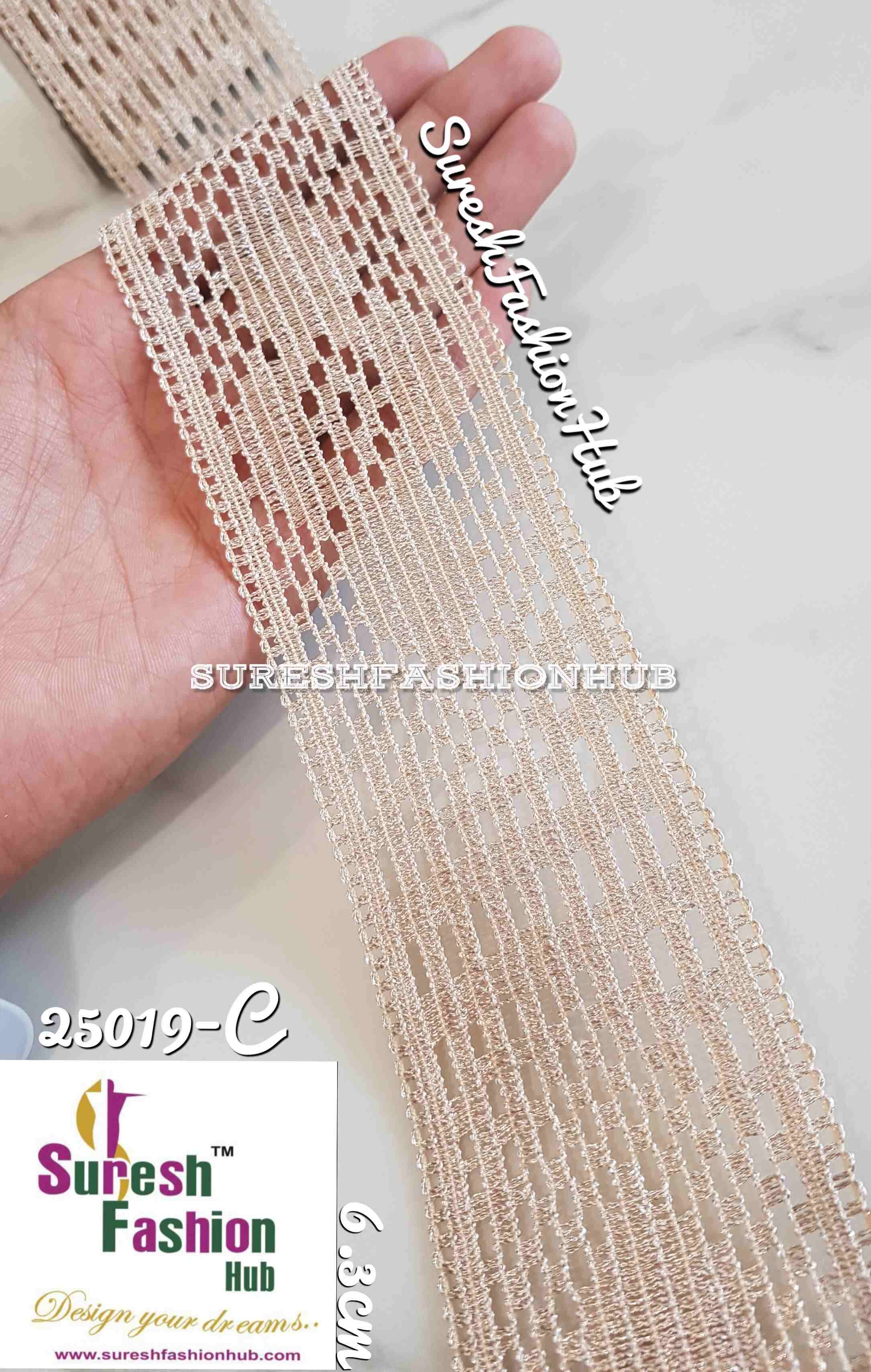 Elegant Gold  Zari Filigree Trims
