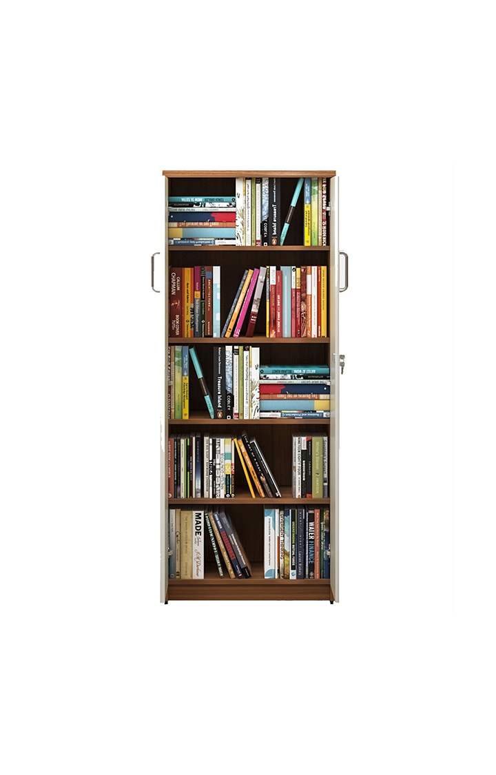 neudot Lexus Engineered Wood Bookshelf for Home Multipurpose Study Room Decor Storage Rack Showcase for Living Room, Bedroom, Office / 1 Year Warranty (Finish Color - Leon Teak, Knock Down)