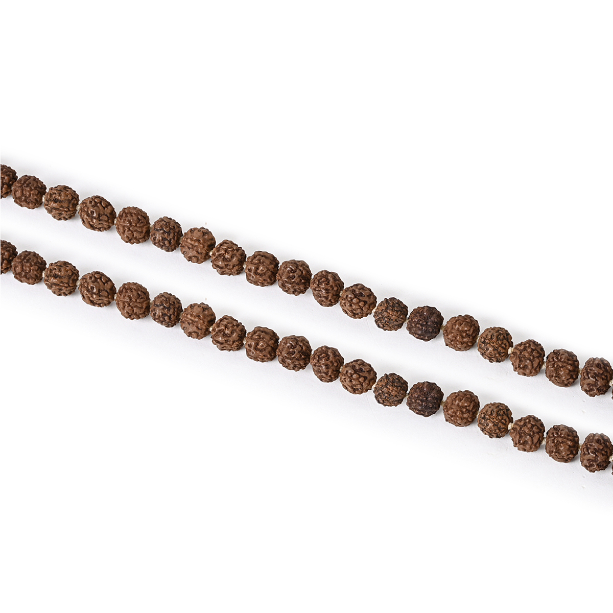 Shiv Ratan Kendra 5 Mukhi Genuine Rudraksha Mala II 108 +1 Beads II Length 45-50 CM II Weight 35-45 Grams