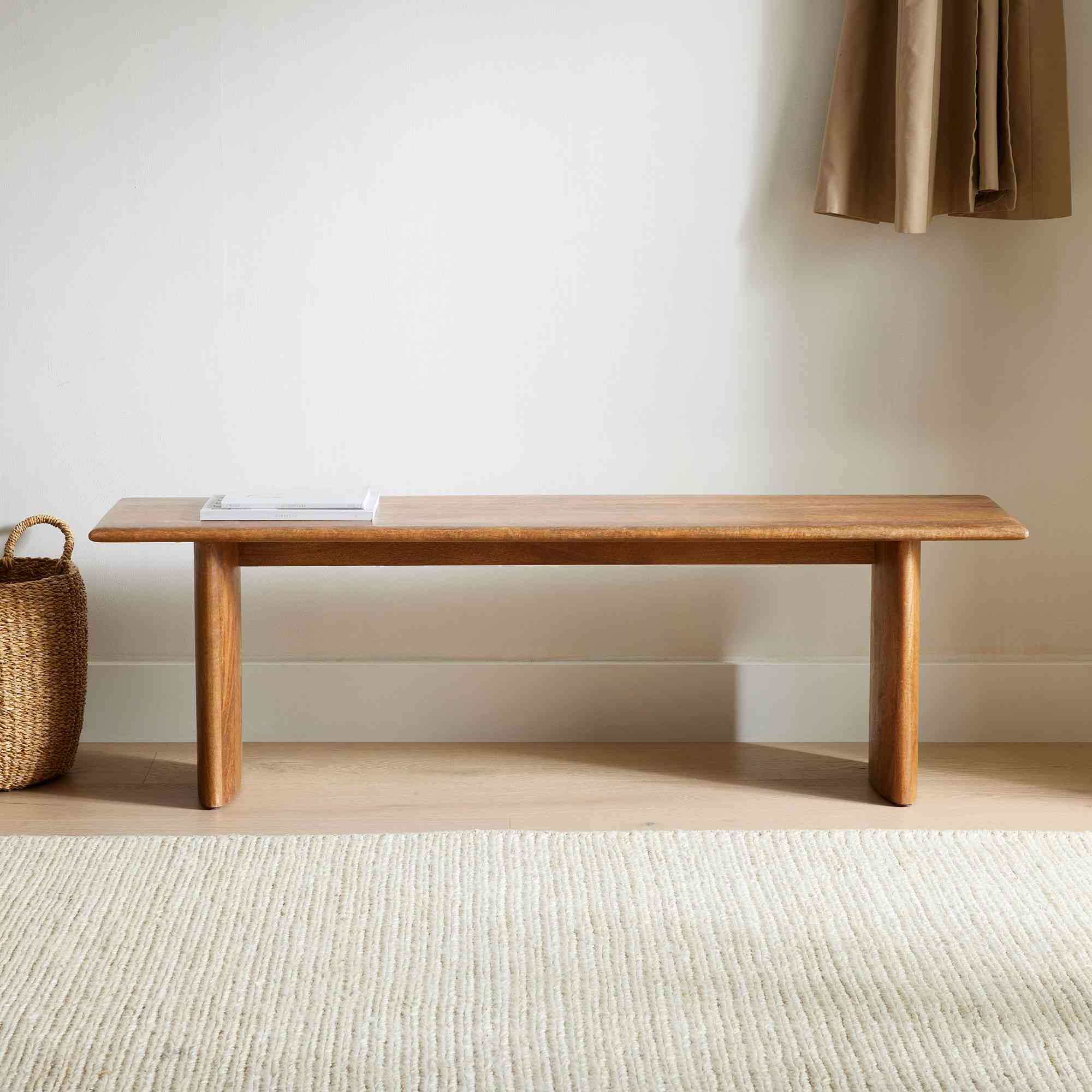 west elm | Anton Solid Wood Dining Bench (58")