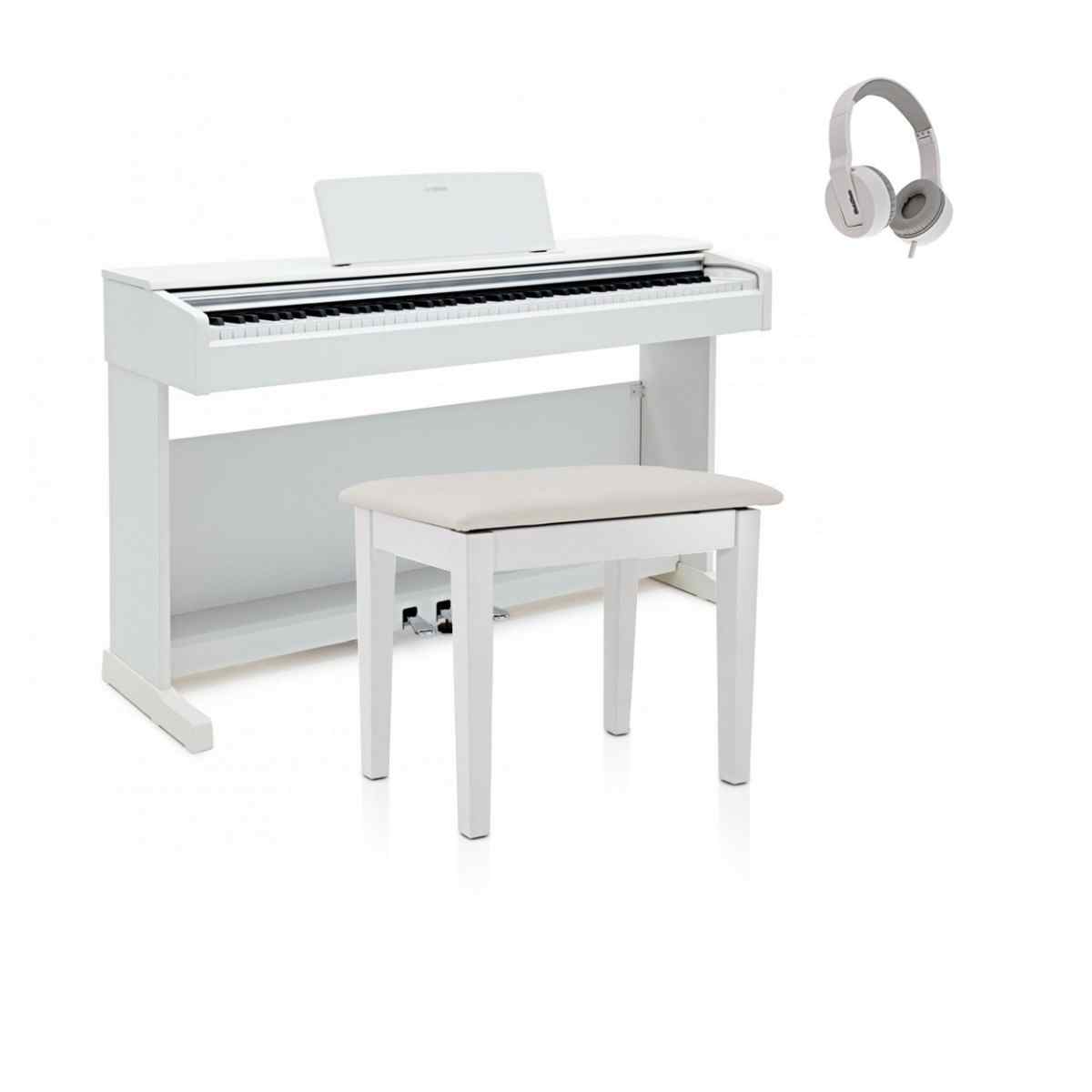 Yamaha YDP-145 Arius 88-Key Digital Piano with Bench, White 7