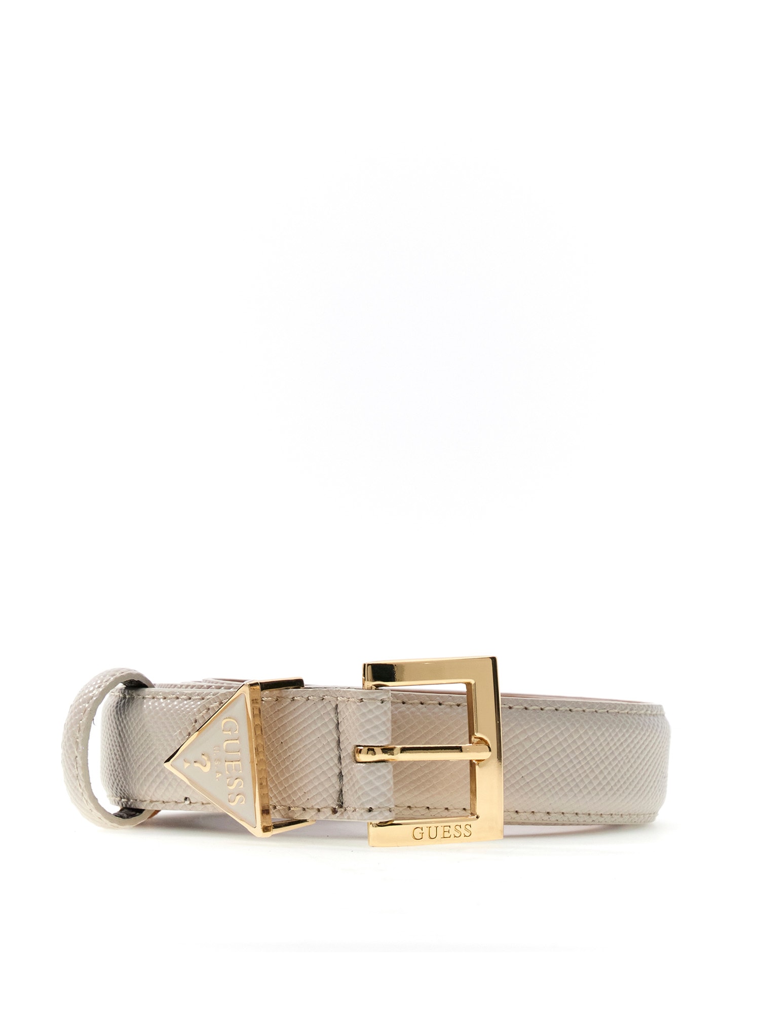 Guess Beige Polyester Textured WOMEN Belt