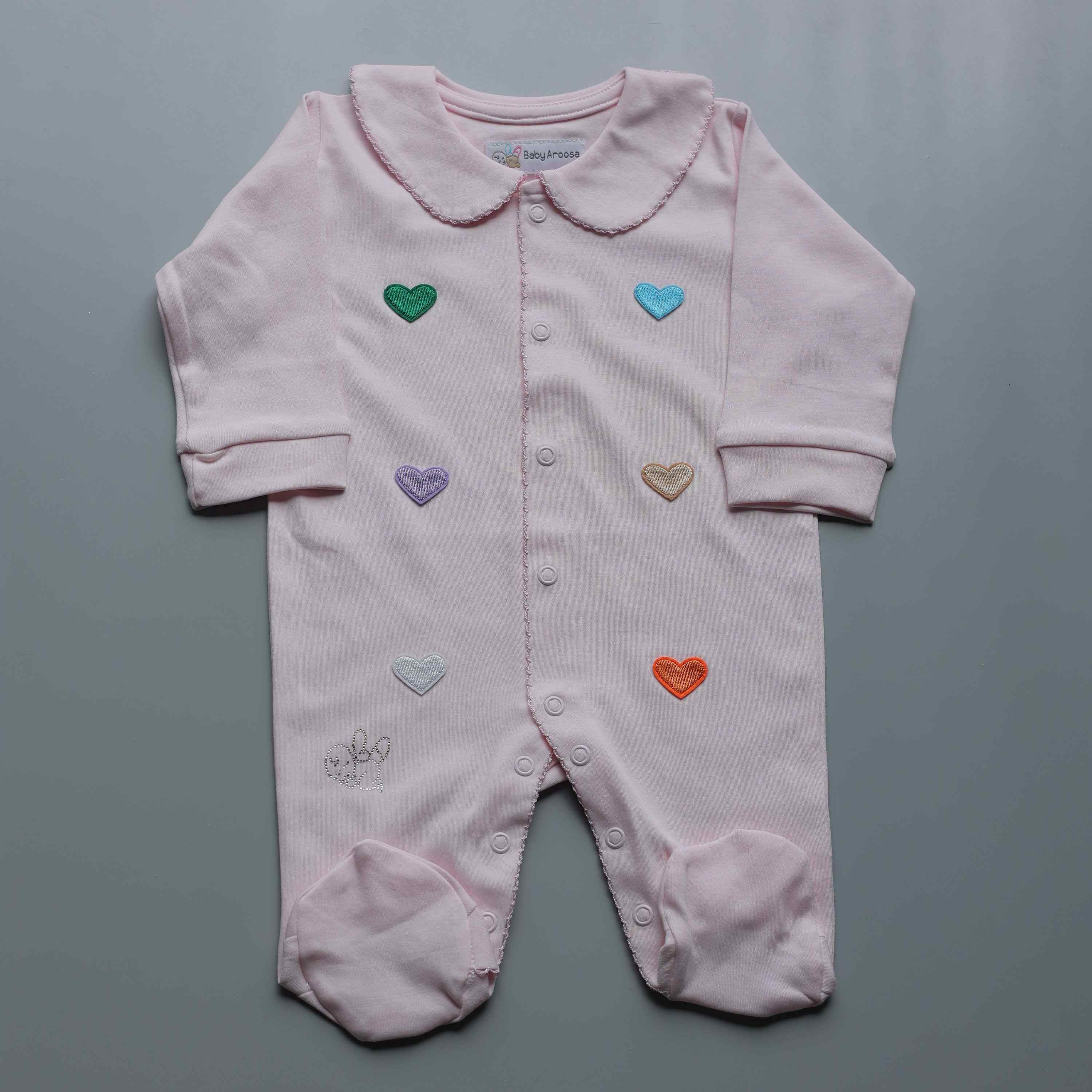 FlutterHeart Romper Set