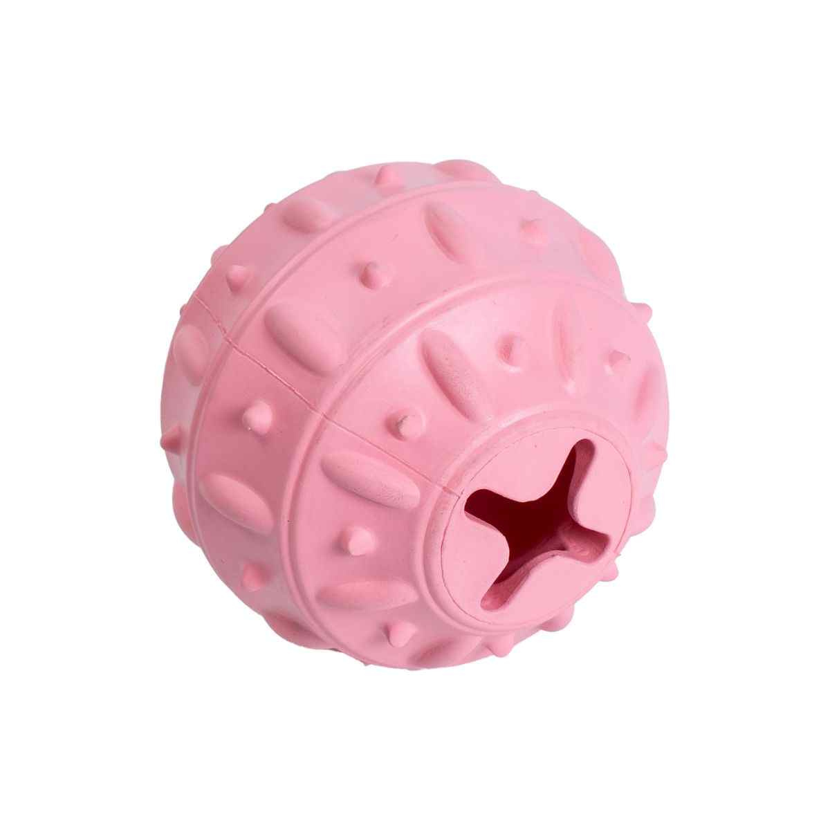 Ezra Play Bamboo Ball - Pink Rubber Toy