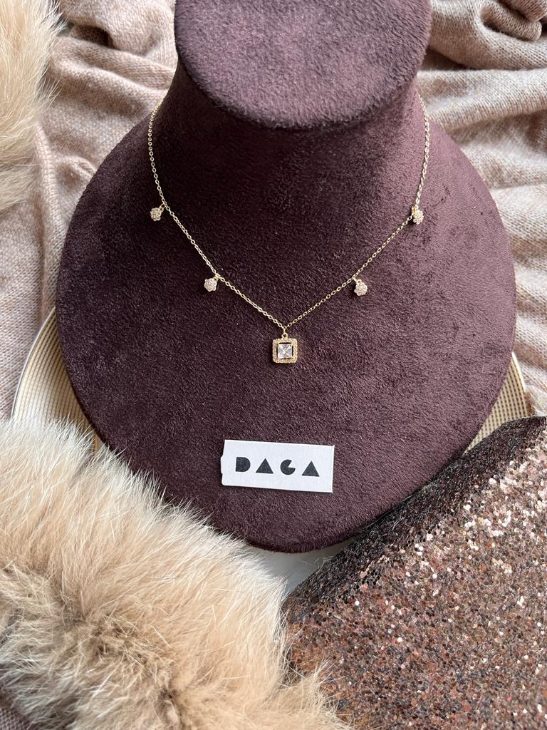 DAGA | G square charm necklace undefined
