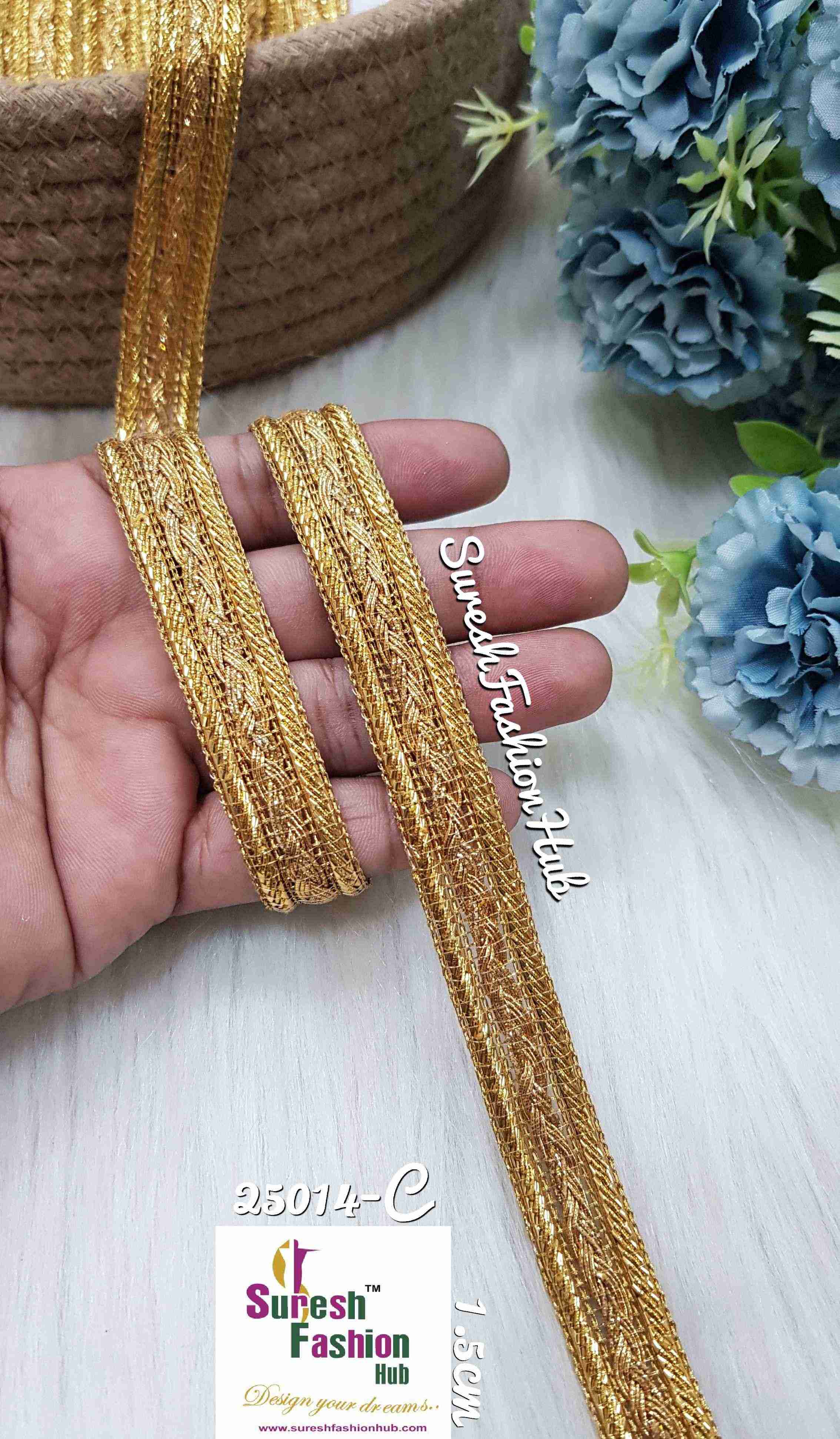 Zari Fest Antique Gold Trim Collection