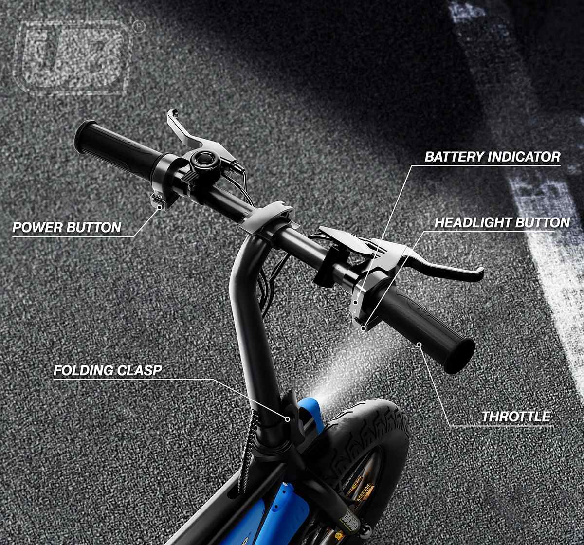 Uboard E SPACE BIKE EV Assortment Color 14+