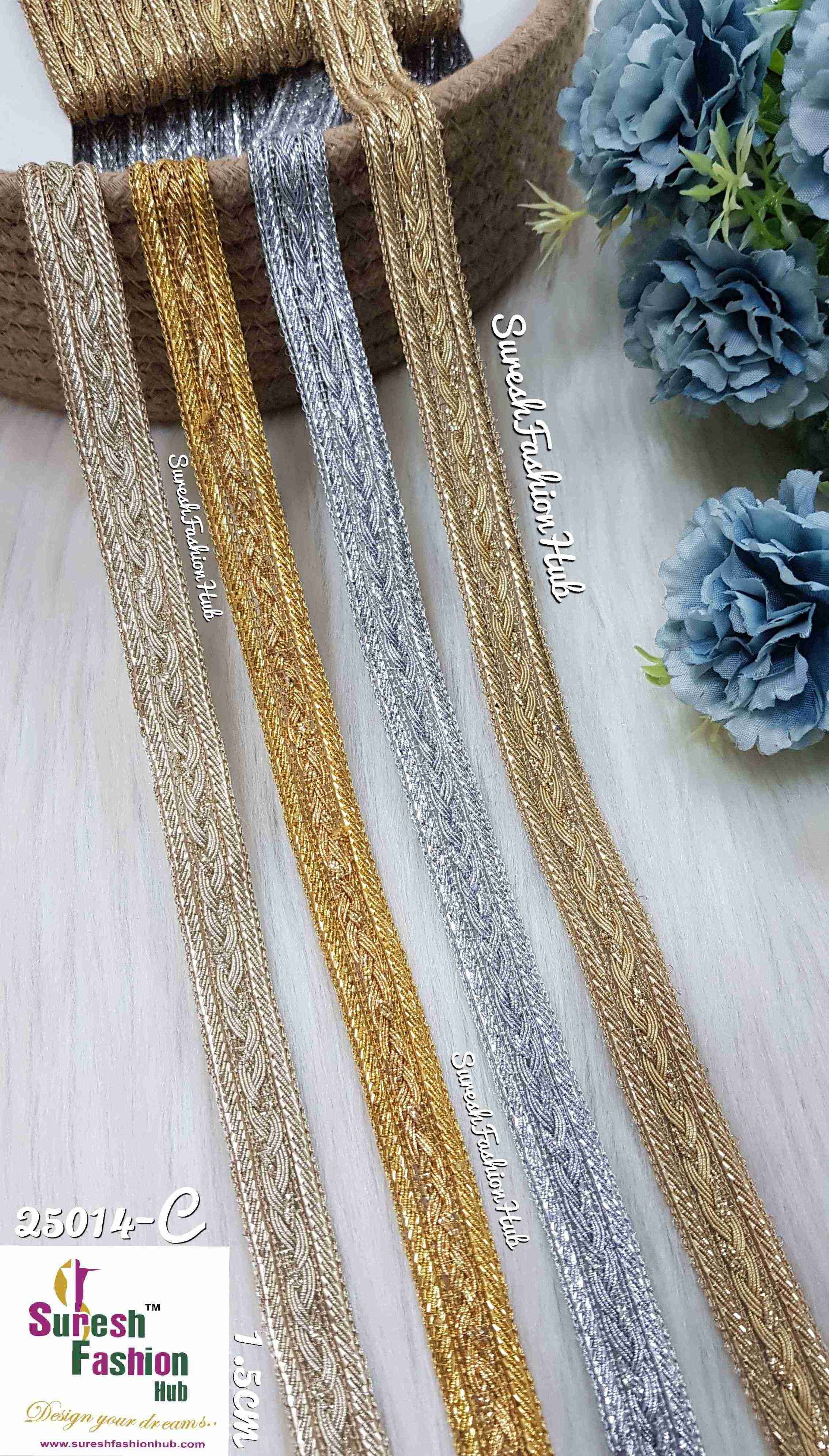 Zari Fest Antique Gold Trim Collection