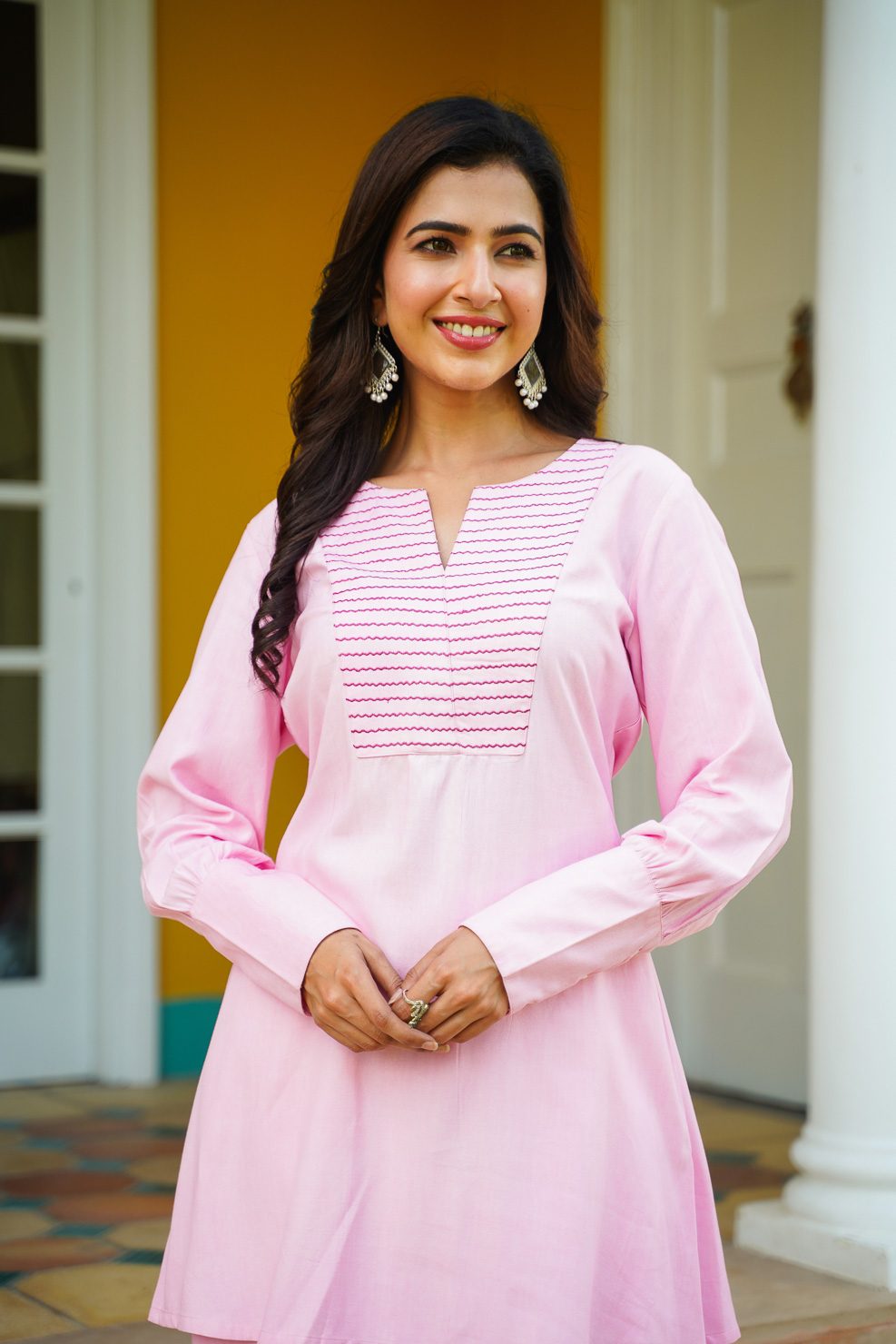 Pink rayon co-ord set