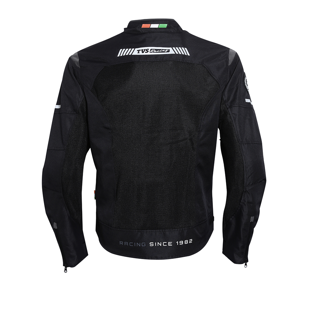 TVS Racing Riding Jacket - Asphalt - Grey