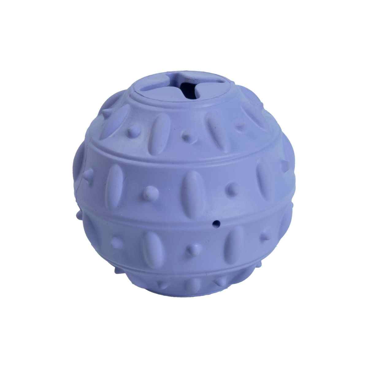 Ezra Play Bamboo Ball - Purple Rubber Toy