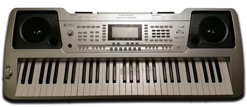 UNISTAR LP6110-BK 61-Key Oriental Portable Arranger Keyboard, Black