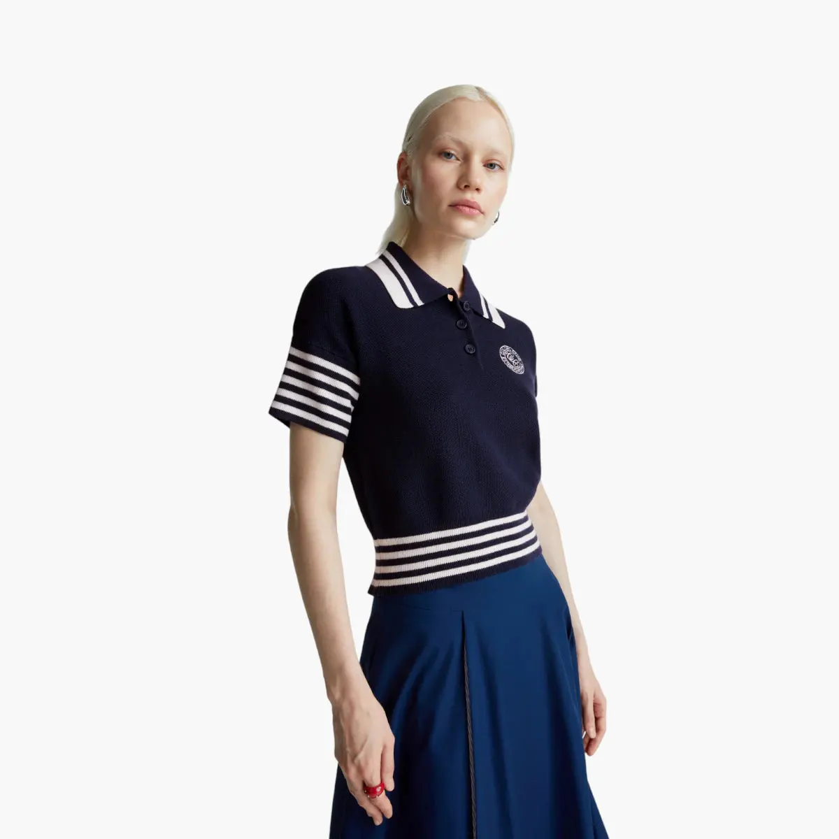 Woman Sweater With Collar