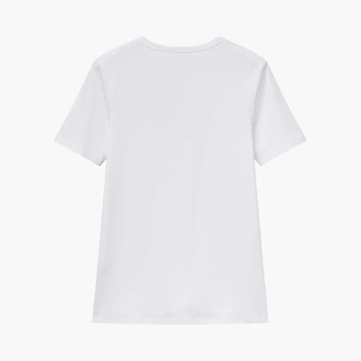 T-Shirt In 100% Cotton With Glitter Print Logo