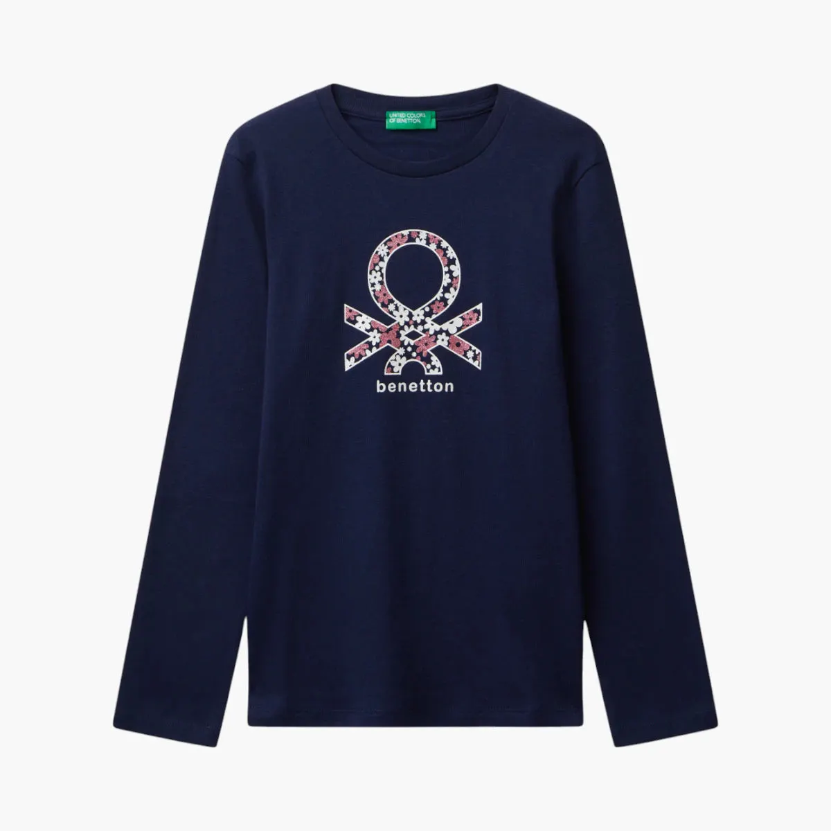 Girl Junior T-Shirt With Glitter Print