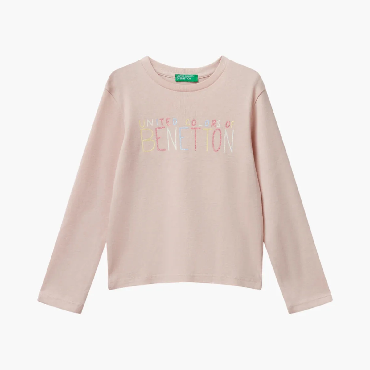 Girl Kid T-Shirt With Glittery Logo In Cotton
