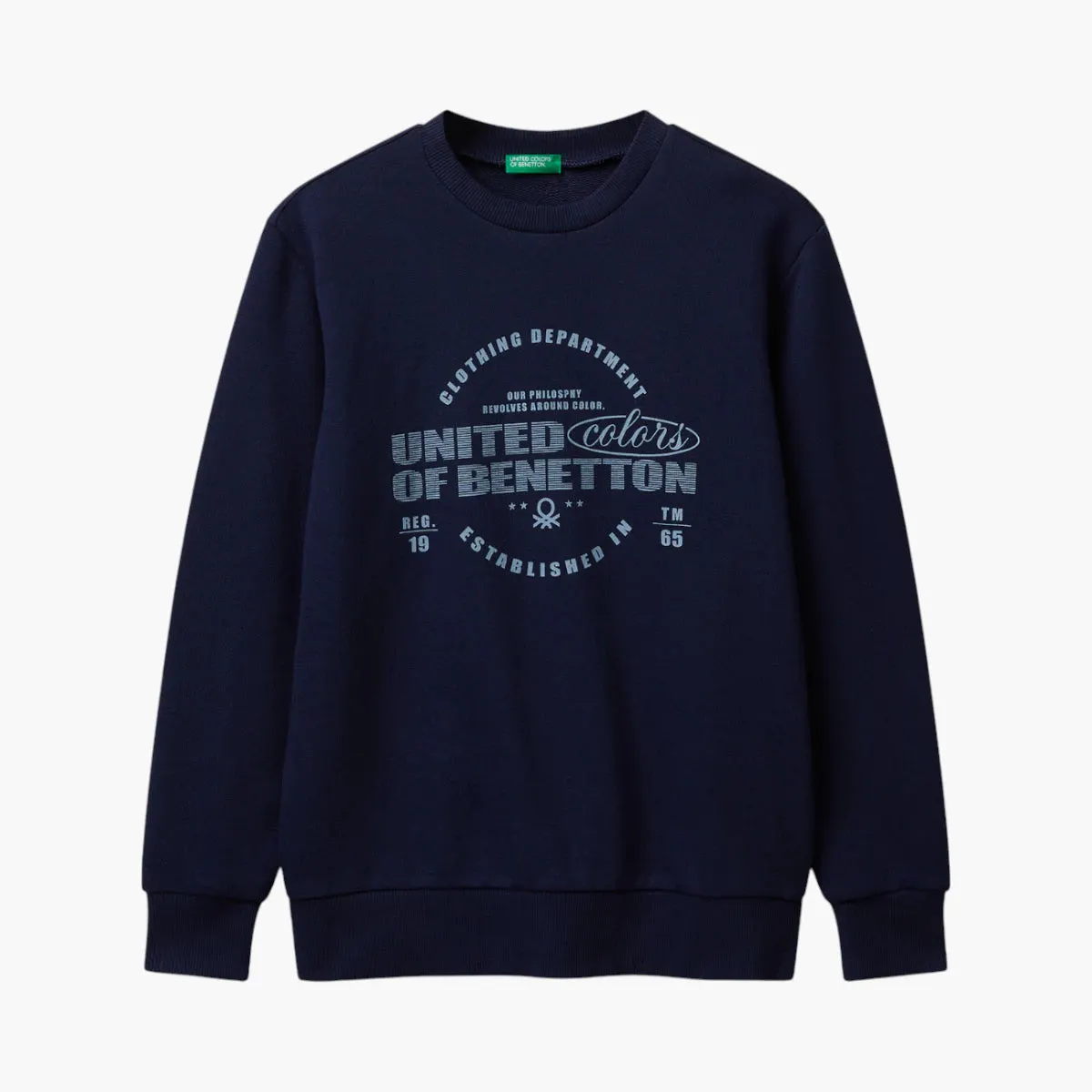 Boy Junior Cotton Sweatshirt With Logo