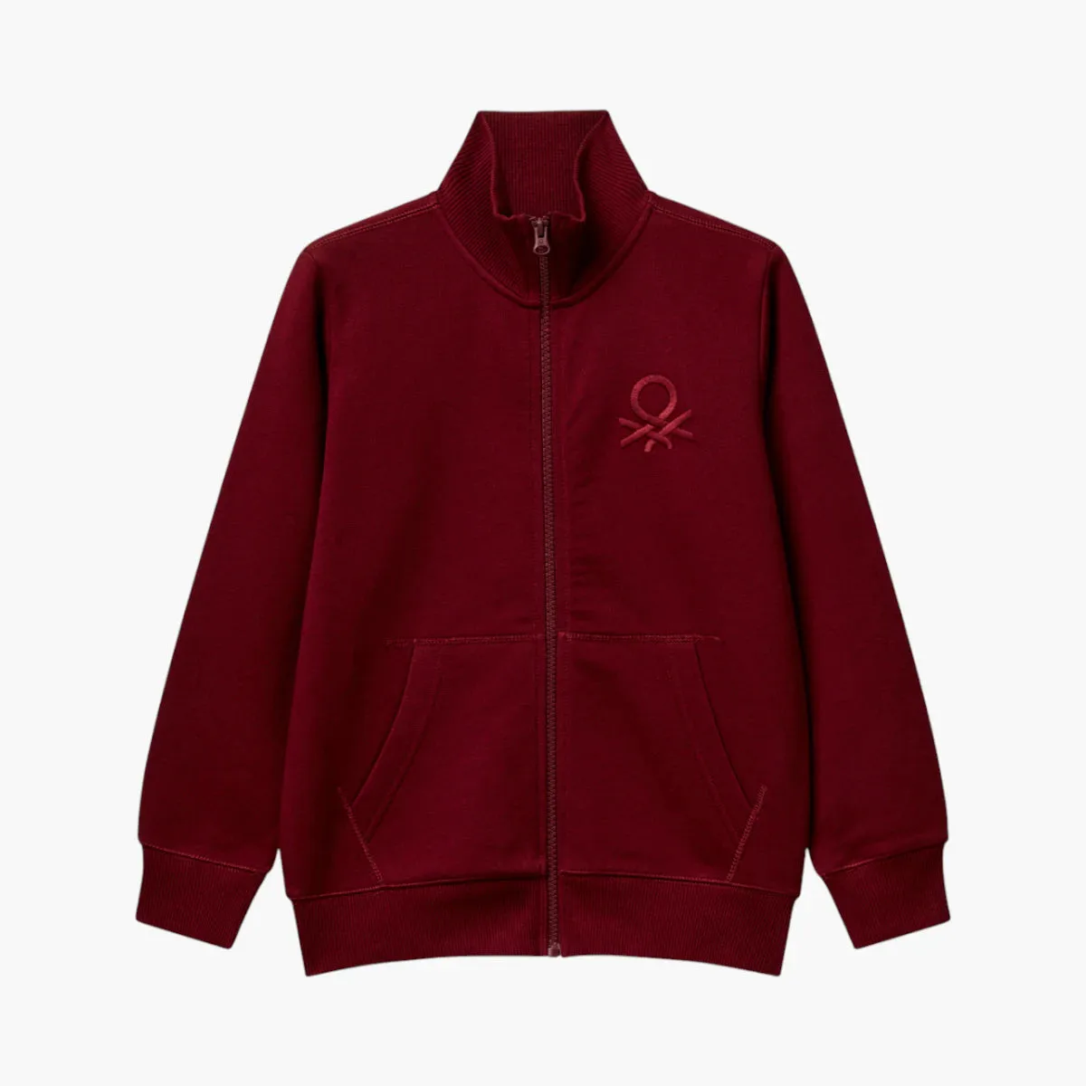 Boy Junior Pure Cotton Sweatshirt With Zipper