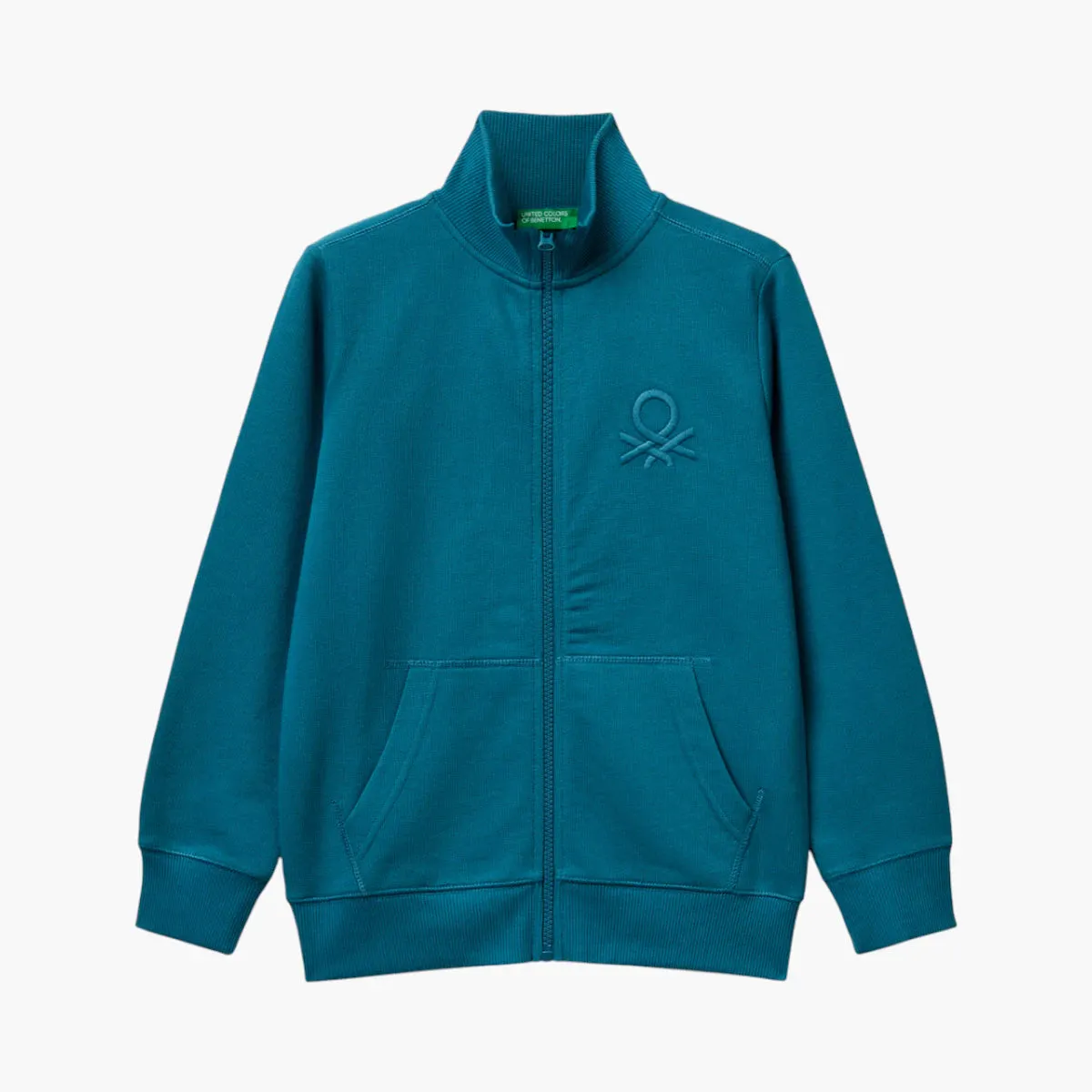 Boy Junior Pure Cotton Sweatshirt With Zipper