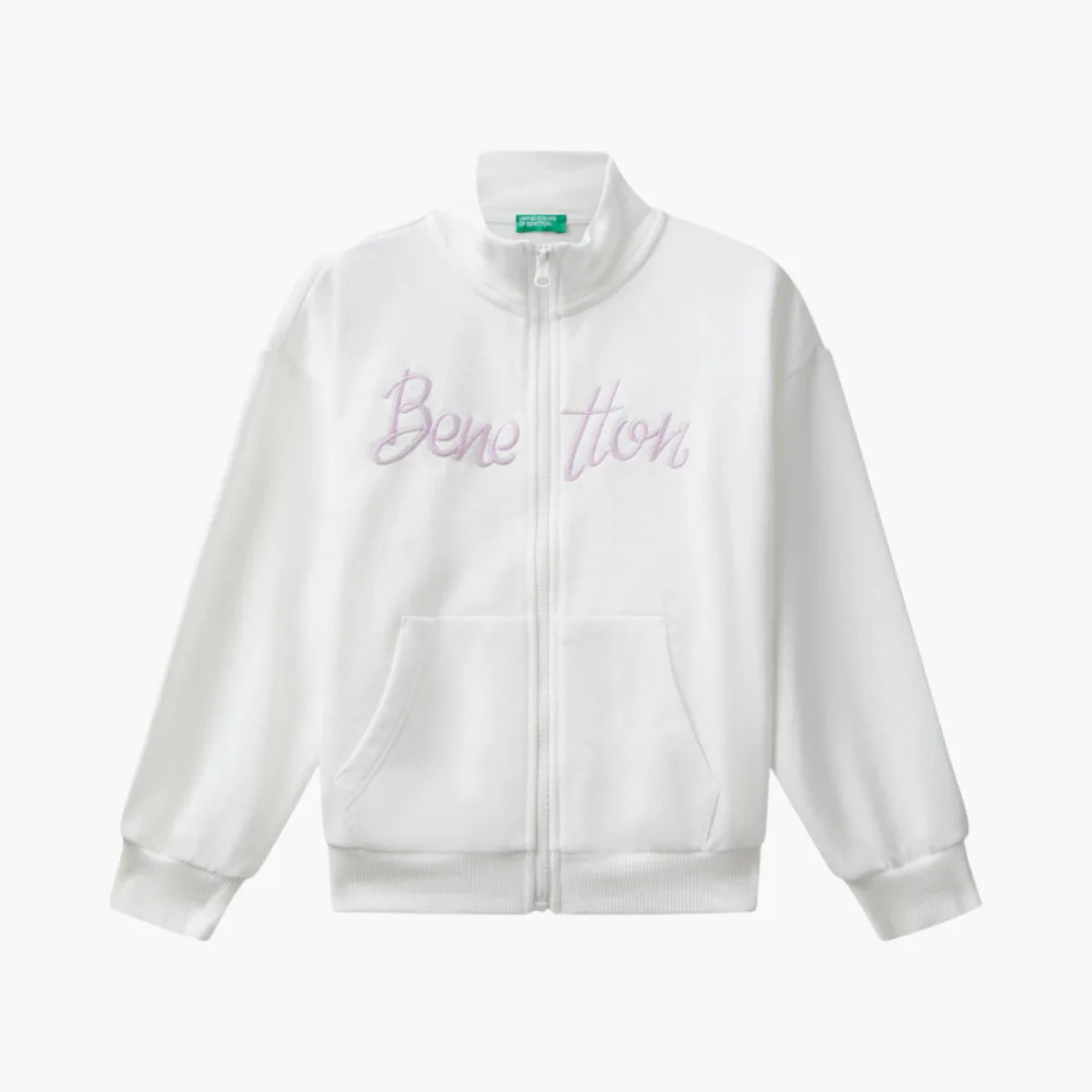 Girl Junior Zip-Up Sweatshirt With Print