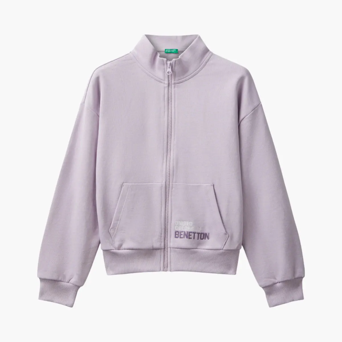 Girl Junior Zip-Up Sweatshirt With Print