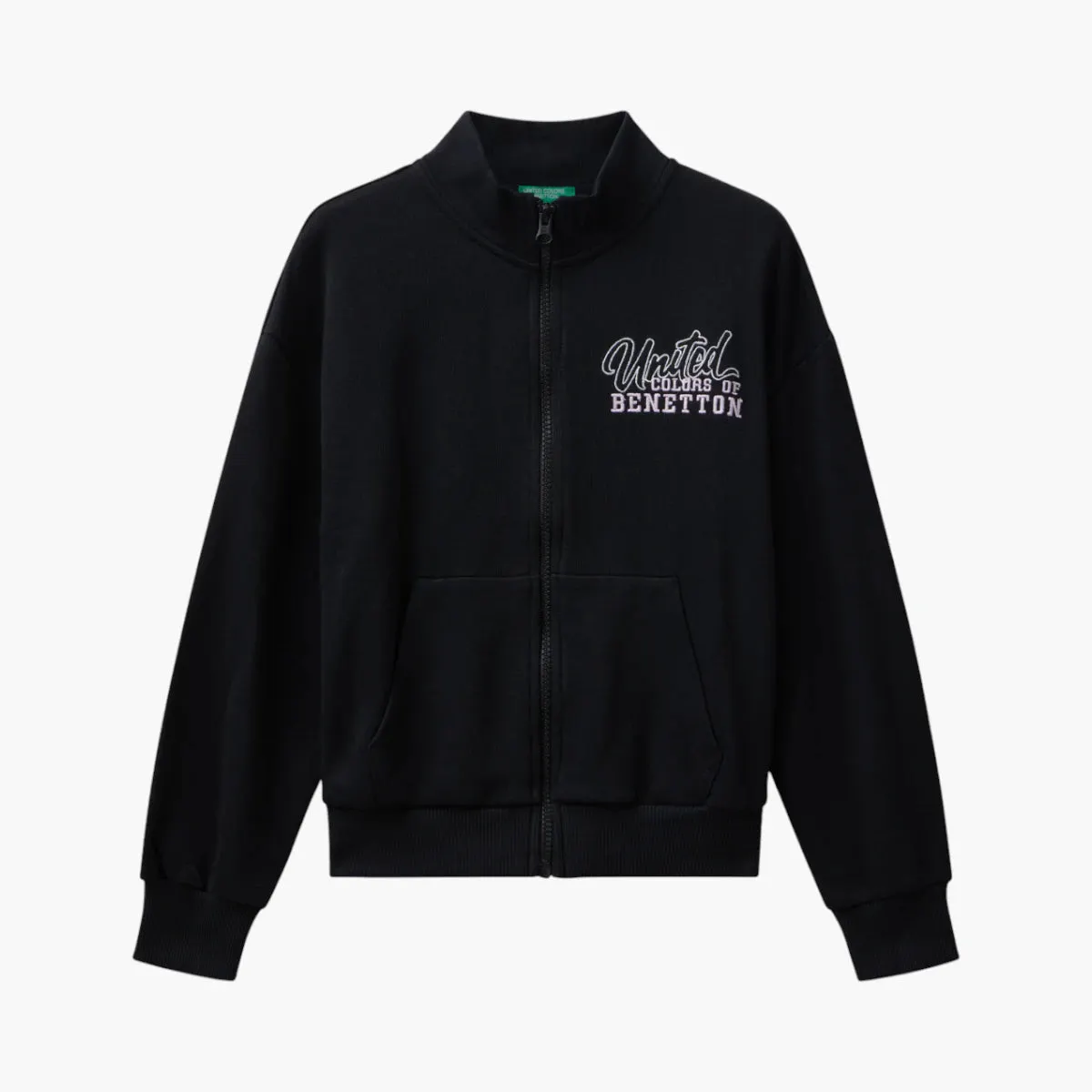 Girl Junior Zip-Up Sweatshirt With Print